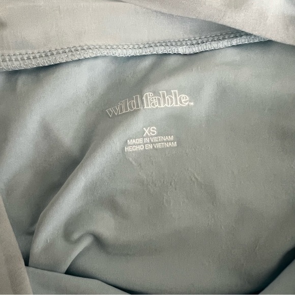 NWT Wild Fable Women's Layered Mini Slip Dress in Light Aqua Blue XS - Picture 6 of 8